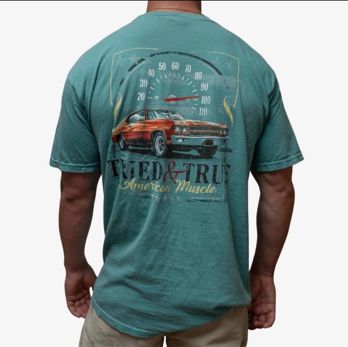 American Muscle Short Sleeve- Seafoam