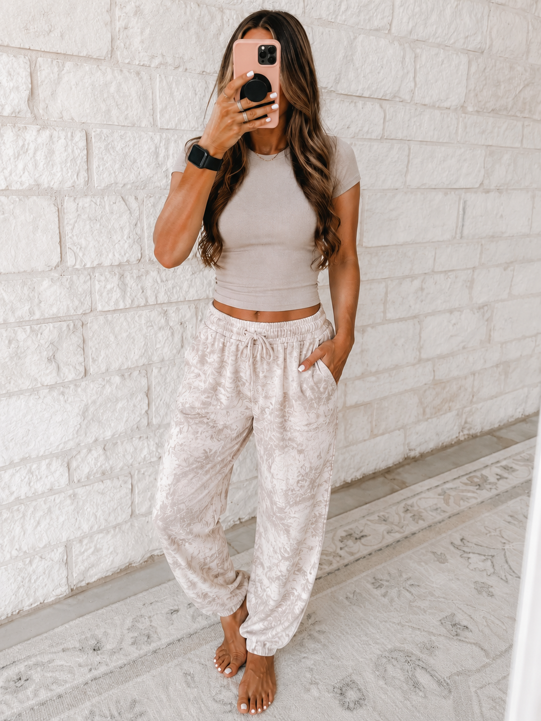 Beige Camo Joggers- PREORDER