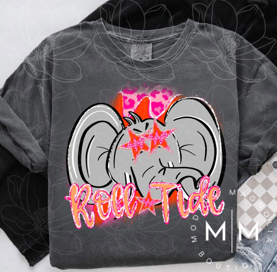Pink Leopard Gameday | Roll Tide
