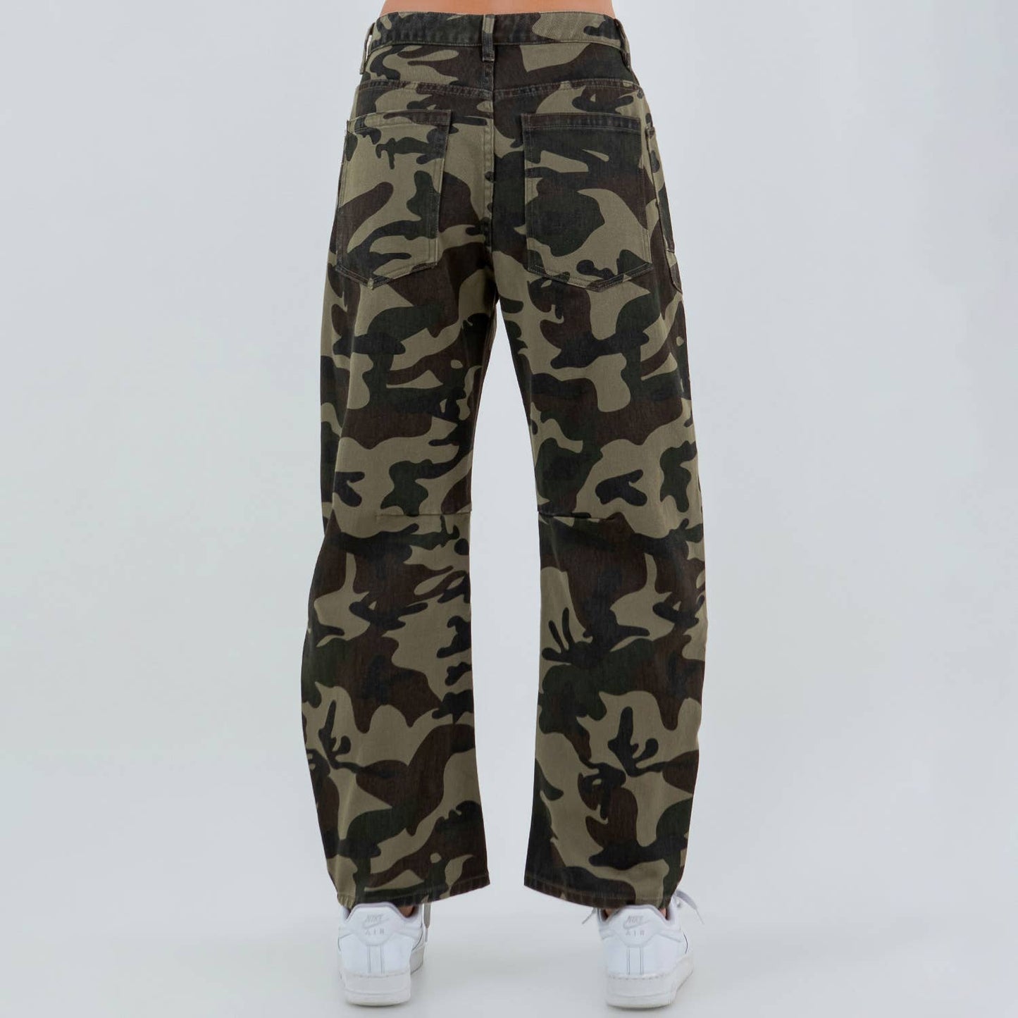 Camo Barrel Jeans