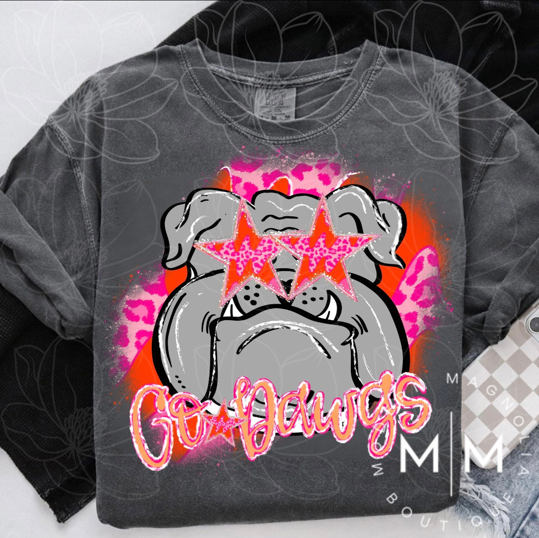 Pink Leopard Gameday | Dawgs