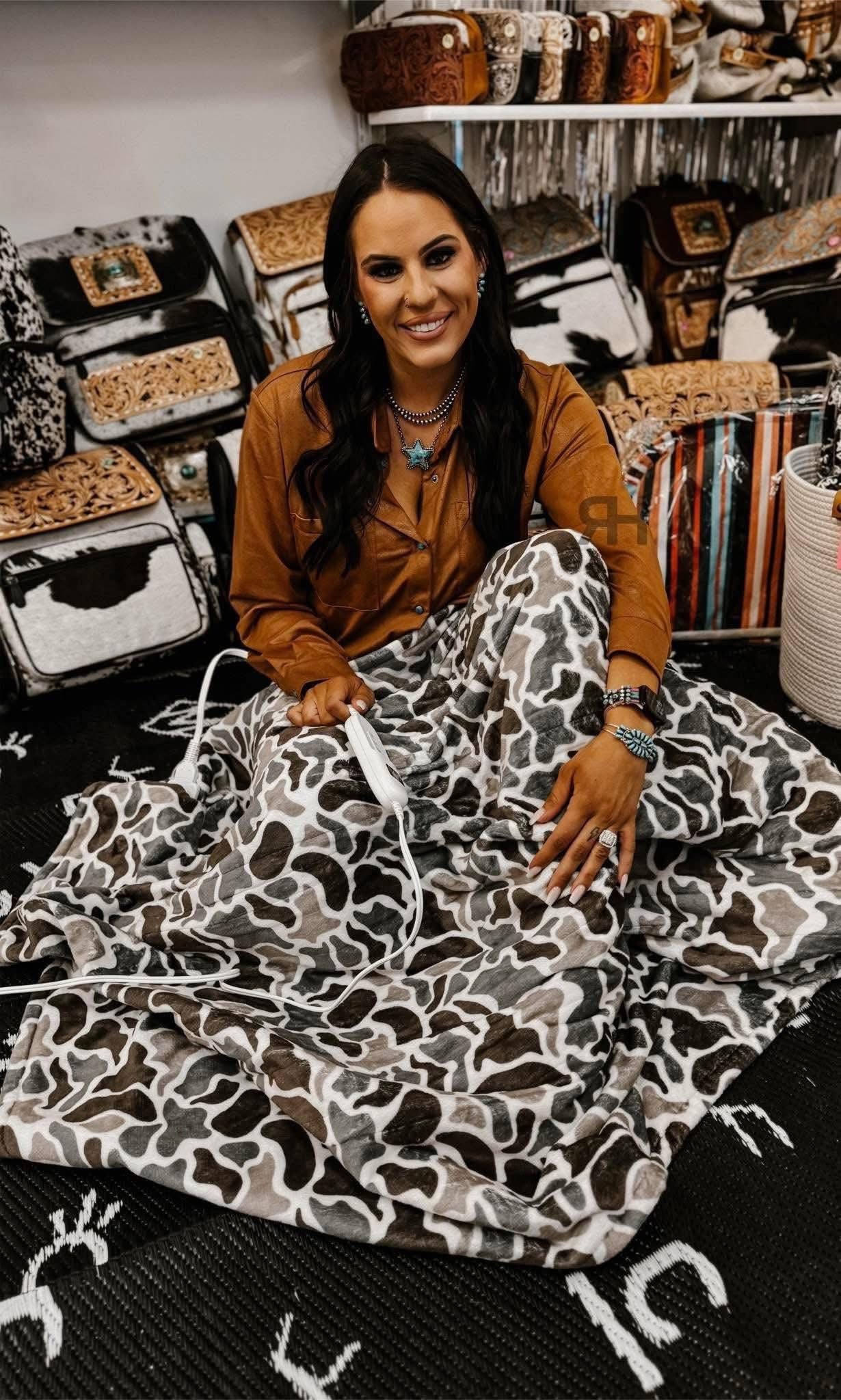 PREORDER Camo Heated Blanket