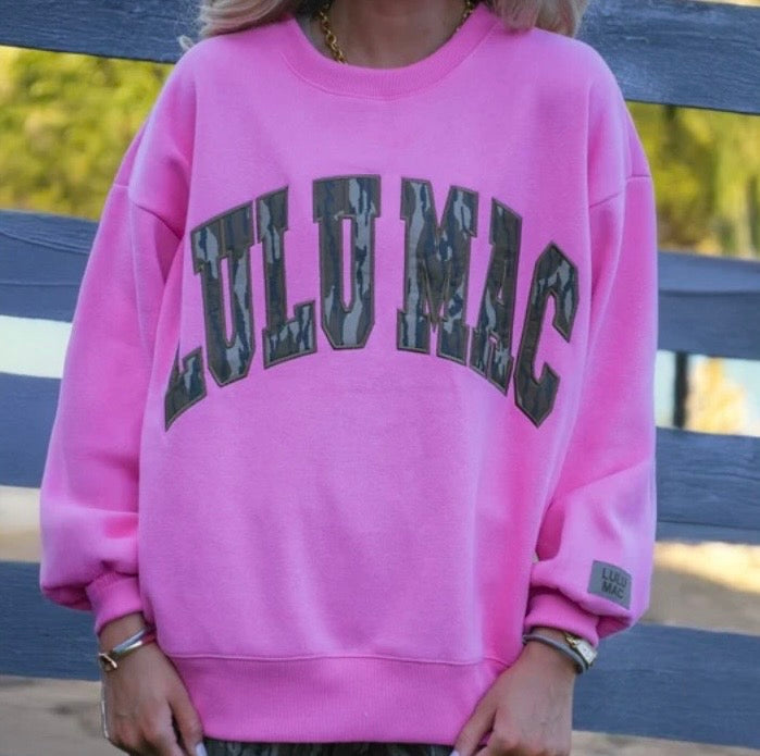 NEW Lulu Mac x Bottomland Sweatshirt | Neon Pink | PREORDER