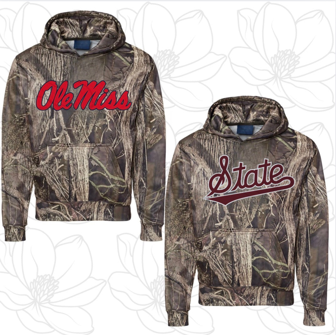 Outdoor Camo Hoodie | Sports Team