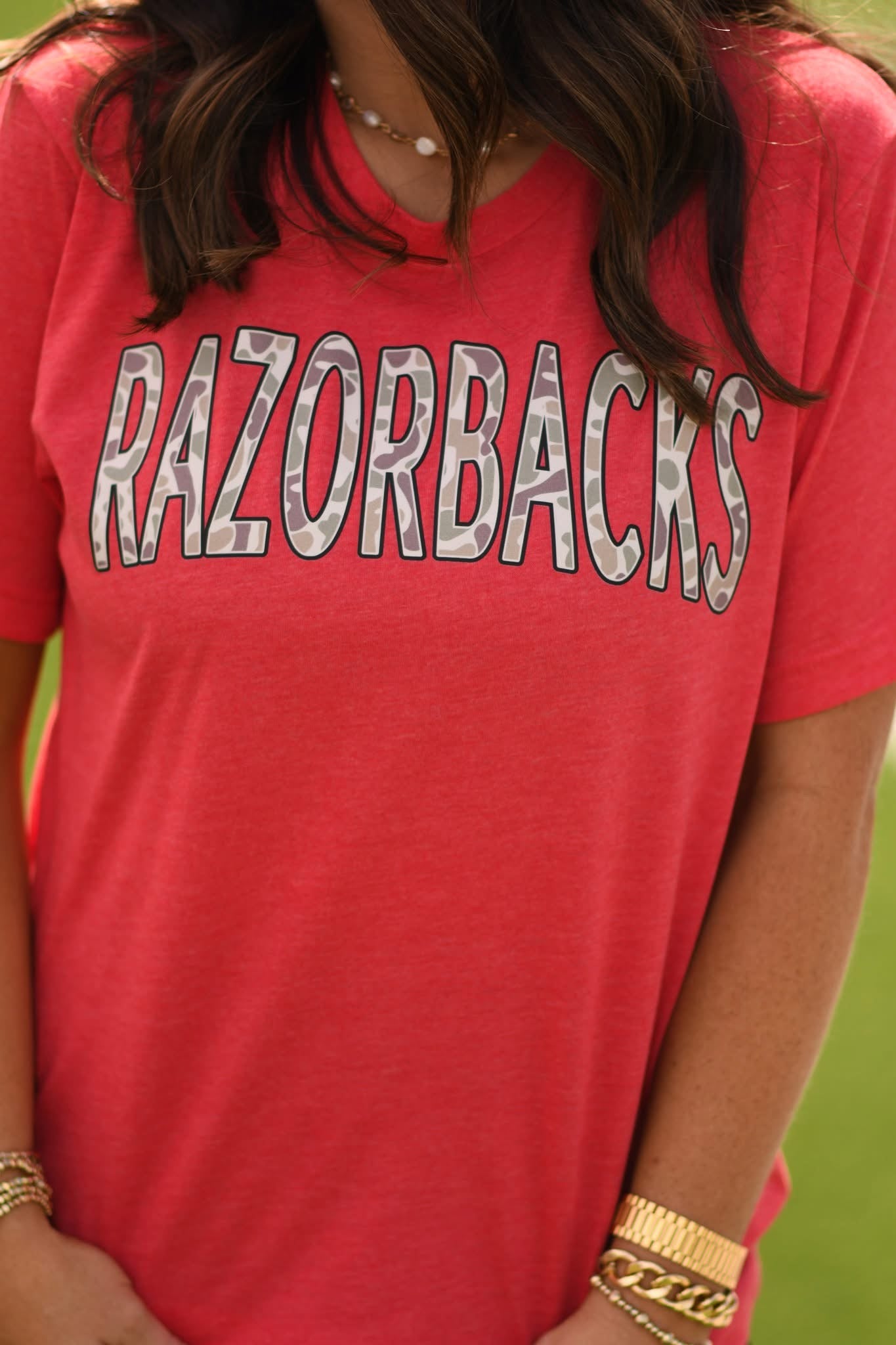Razorbacks Camo Tee