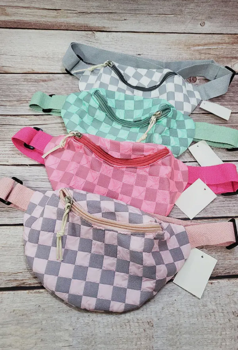 Checkered Bum Bag
