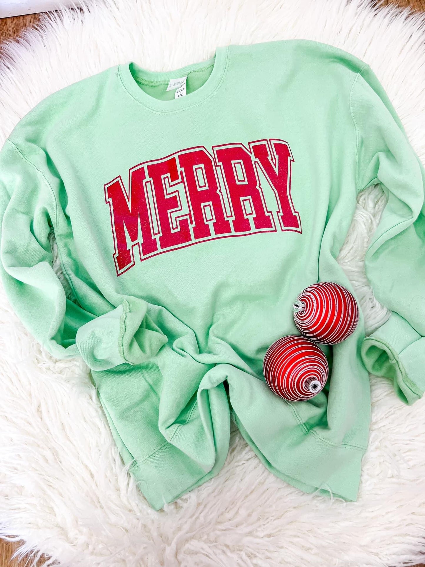 Mint Merry Crewneck