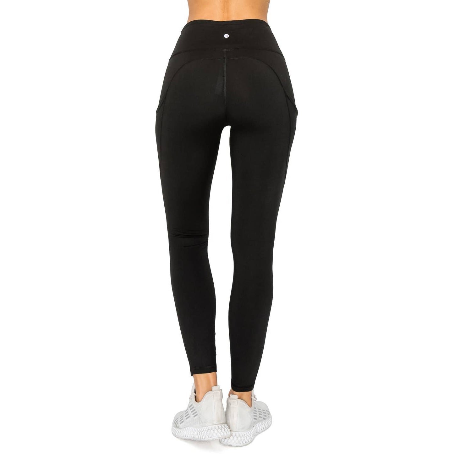Premium Activewear 7/8 Length Leggings w Pockets | Black