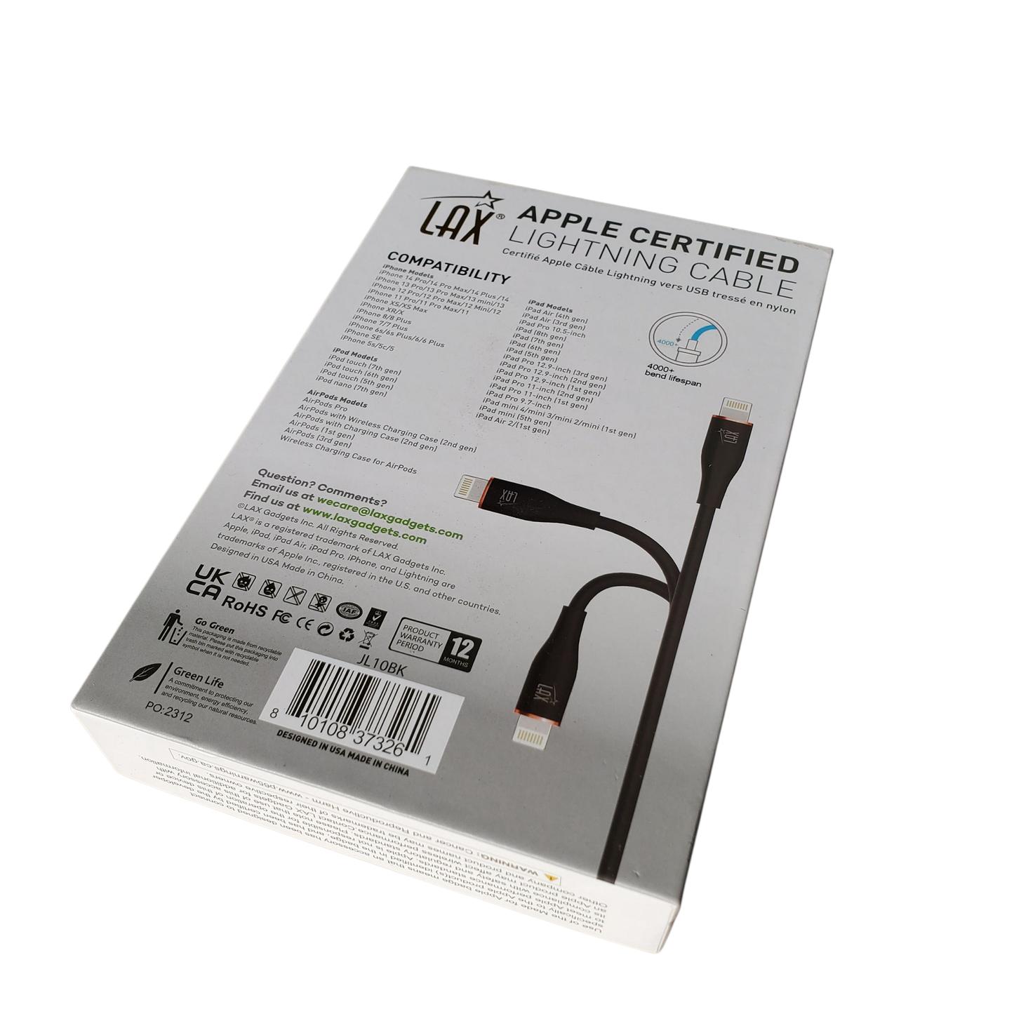 10FT Charging Cable | Black