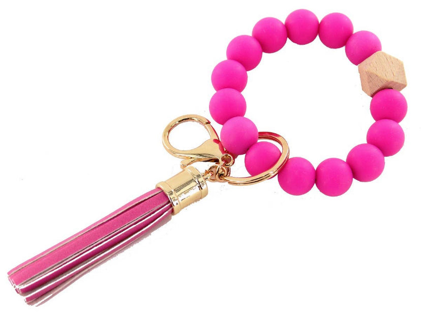 Silicone Bead Keychain