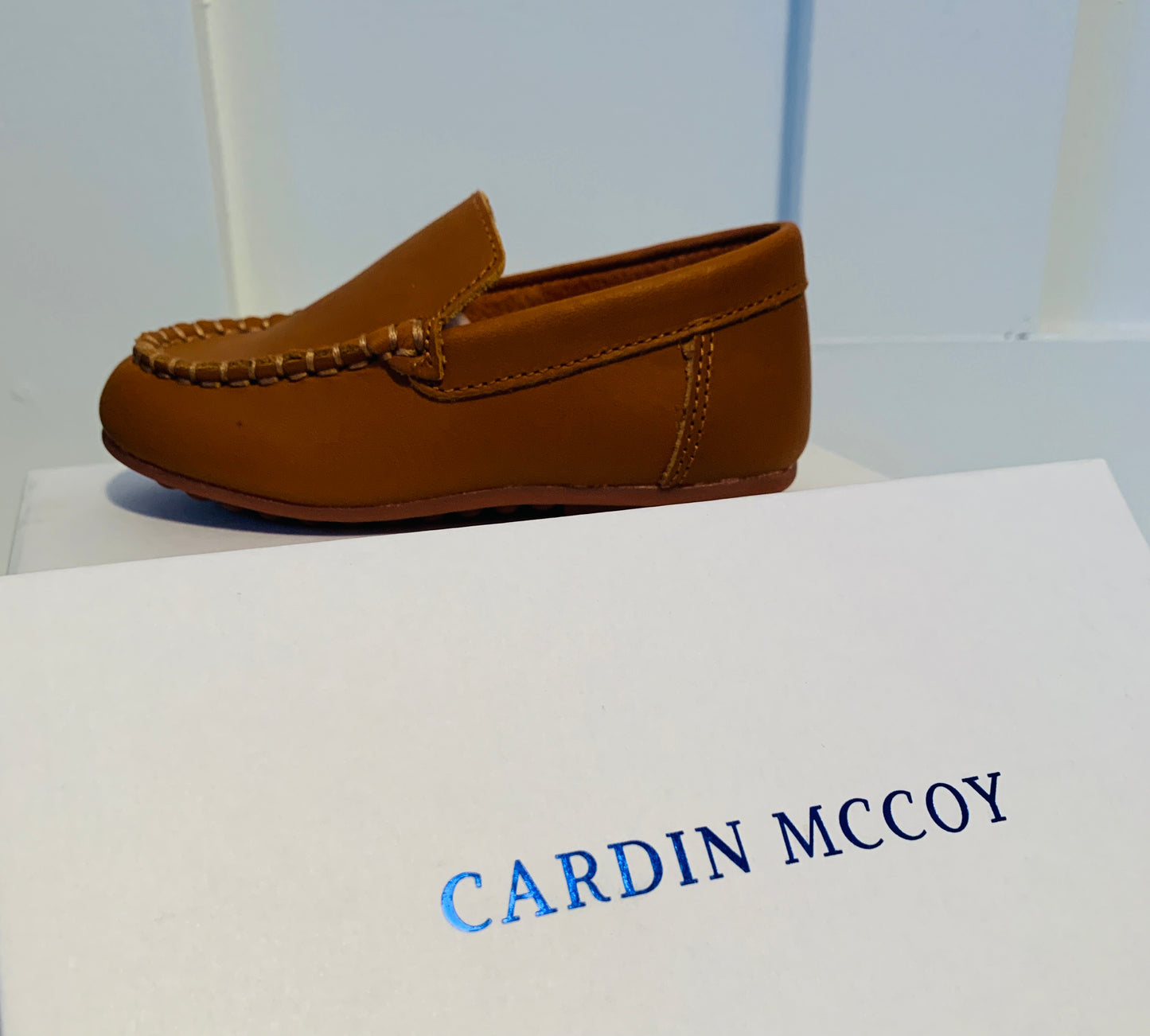 Caramel Leather Loafers