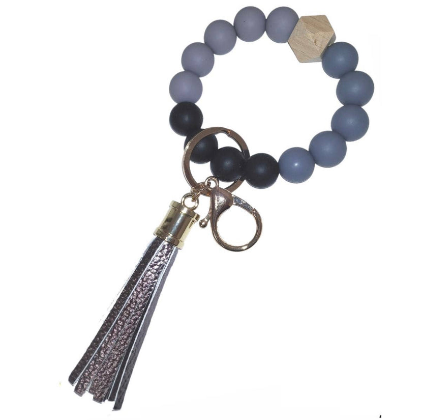Silicone Bead Keychain