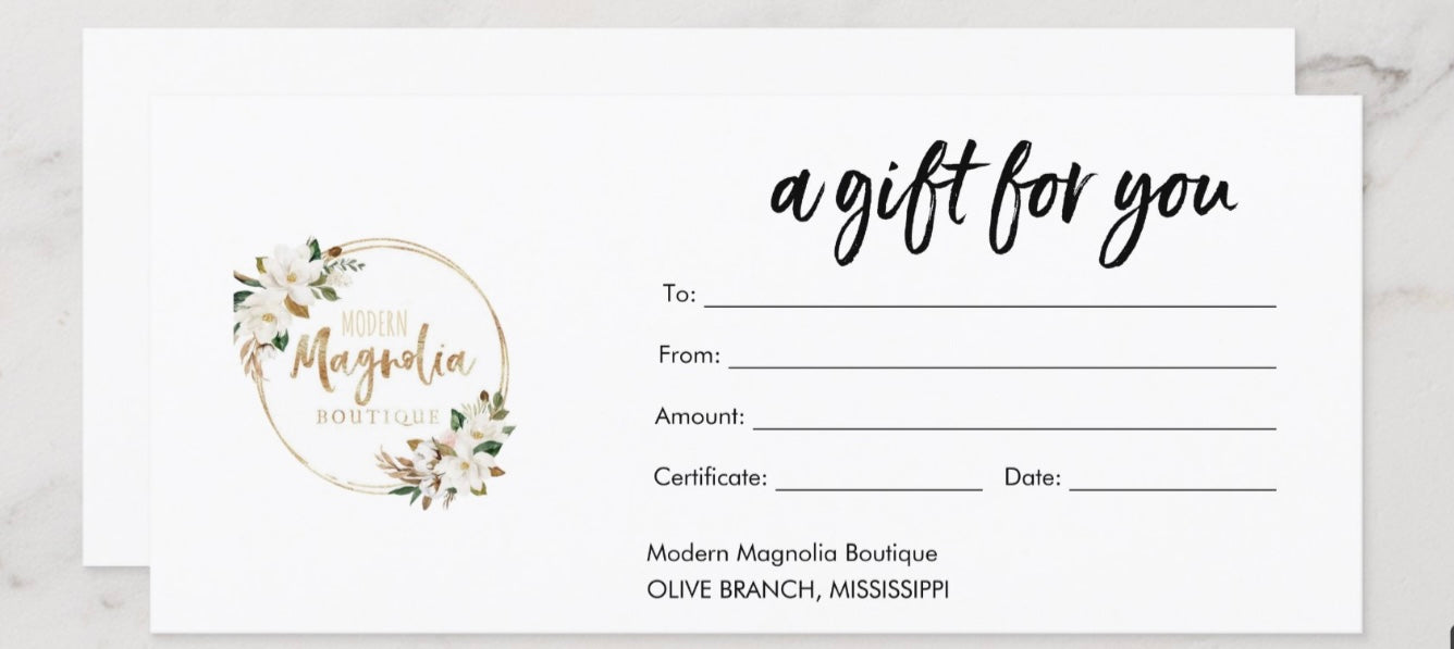 Modern Magnolia Giftcard