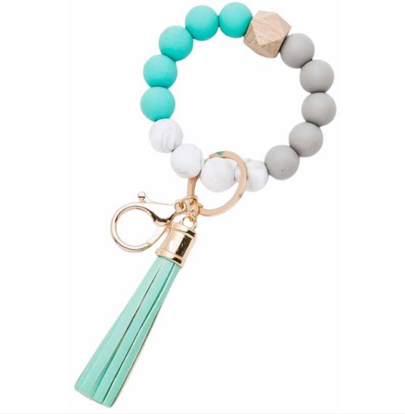 Silicone Bead Keychain