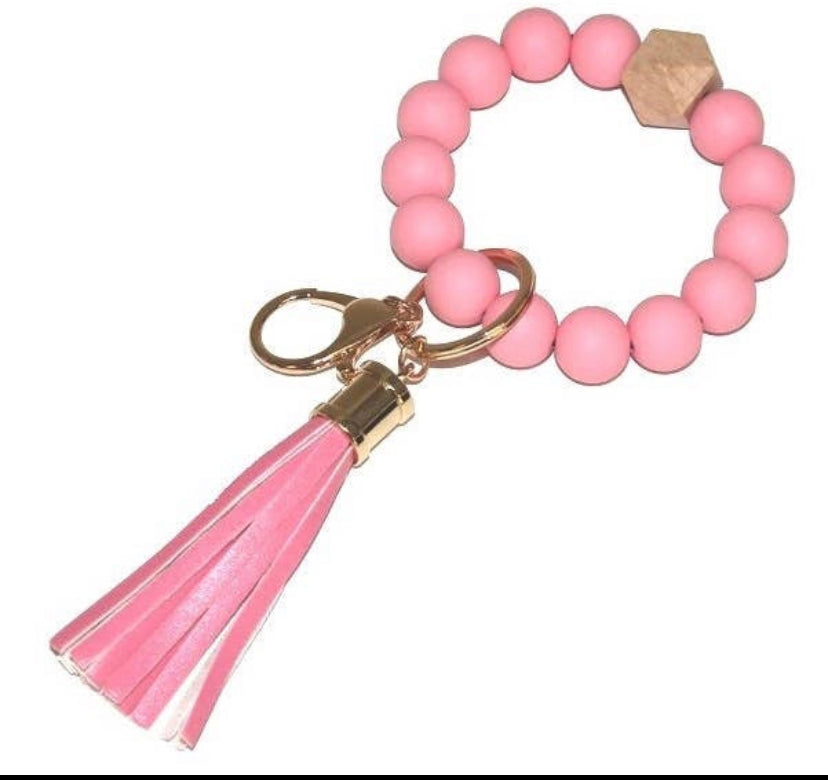Silicone Bead Keychain