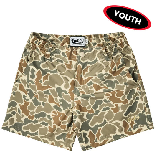 Youth All Day Camo Shorts | Desert Duck
