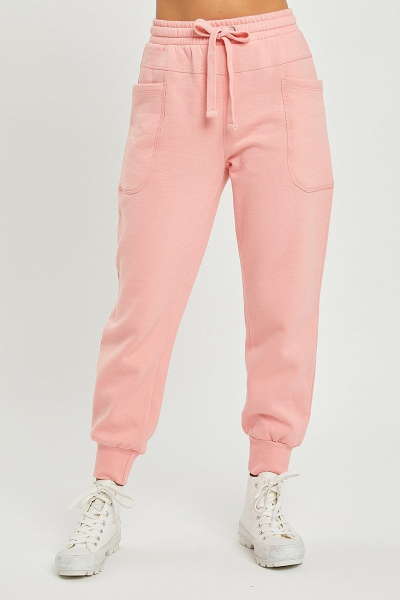 Relaxed Joggers + Pockets | Blush