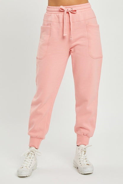 Relaxed Joggers + Pockets | Blush