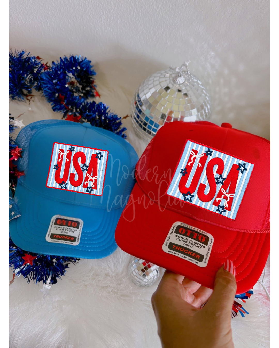 USA Coquette Trucker Hat