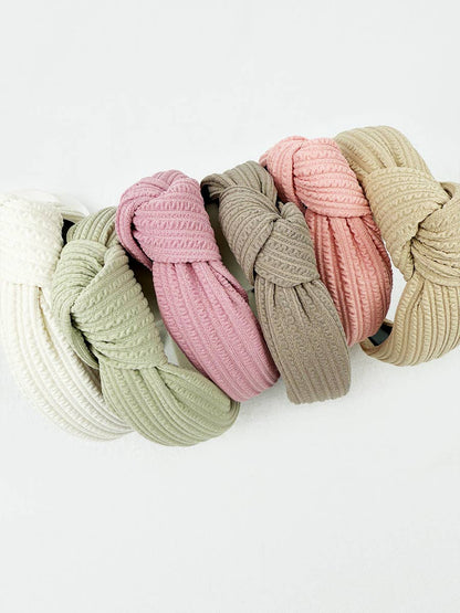 Ribbed Knotted Headband