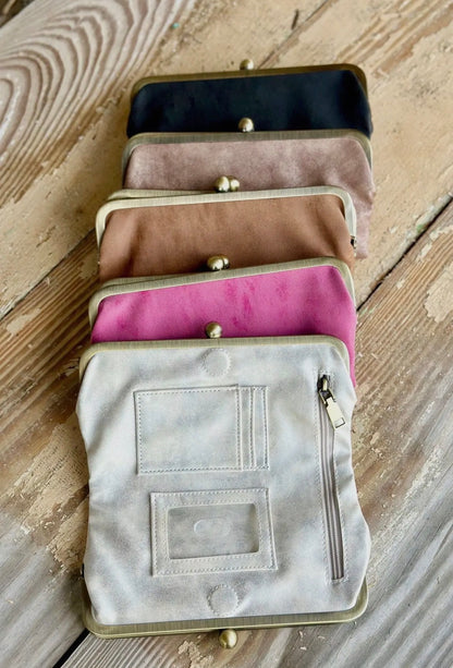 Karen Hobo Wallet | Blush