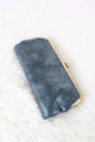 Karen Hobo Wallet | Pearl Navy