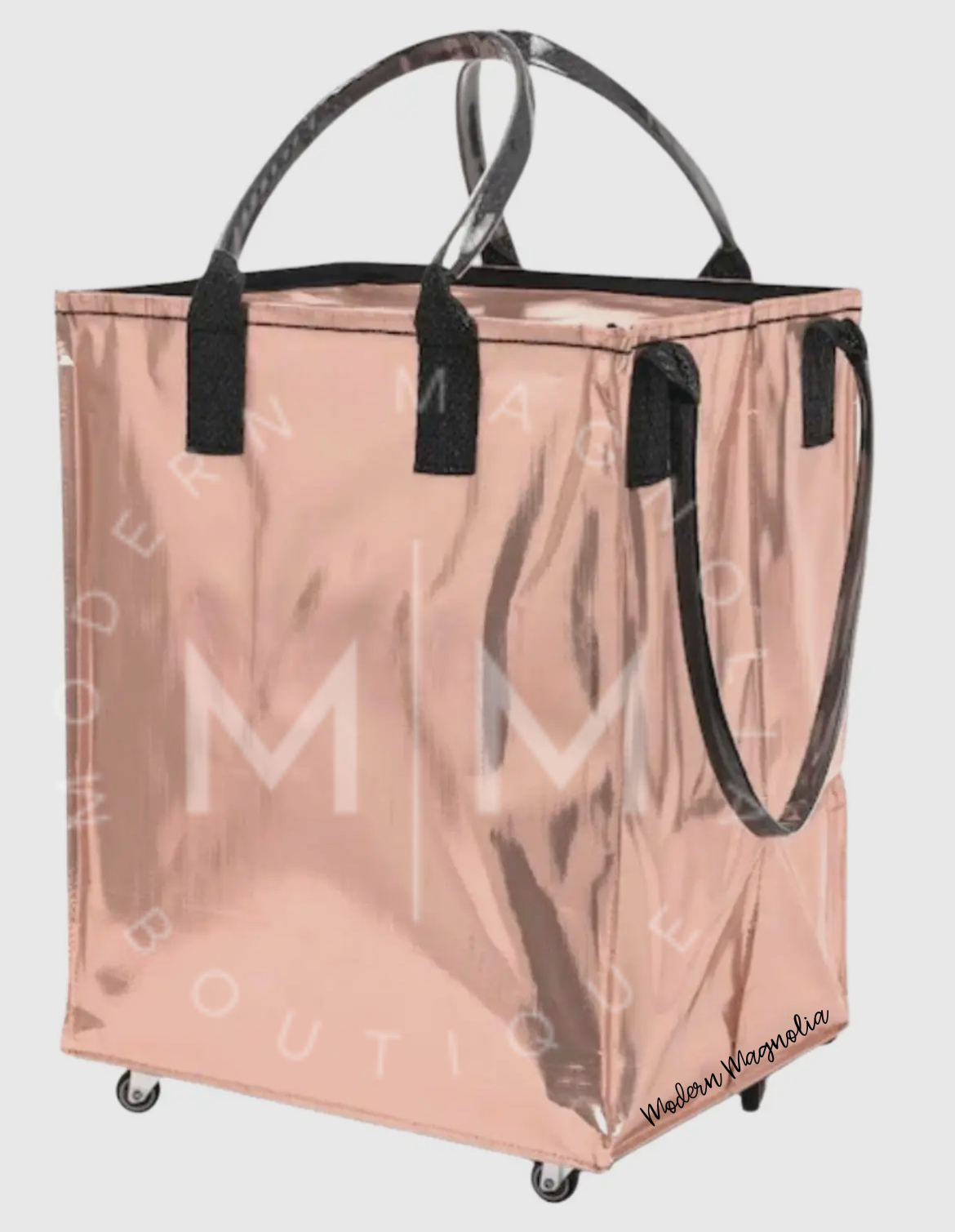 Magnolia Rolling Tote Bag