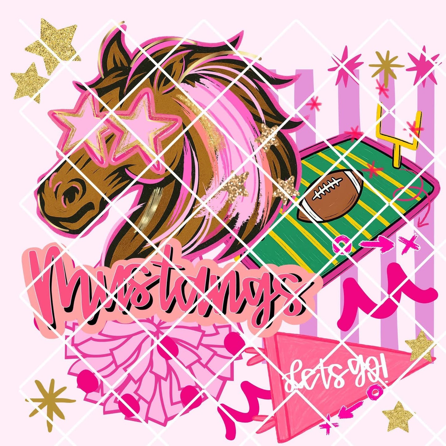 Youth Preppy Game Day | Mustangs