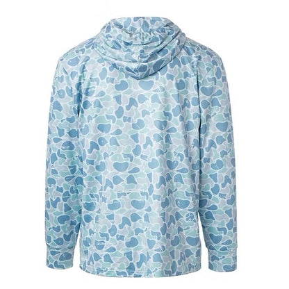 Youth Saltwater Camo Performance Hoodie