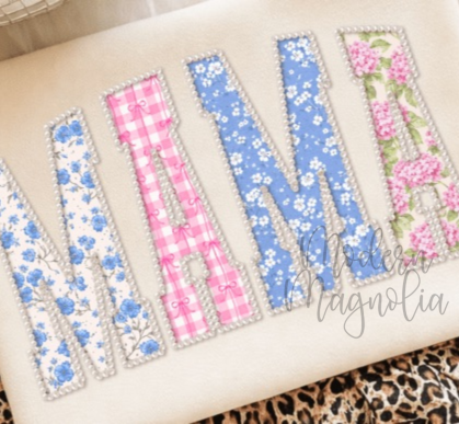 Mama Floral Tee | Natural