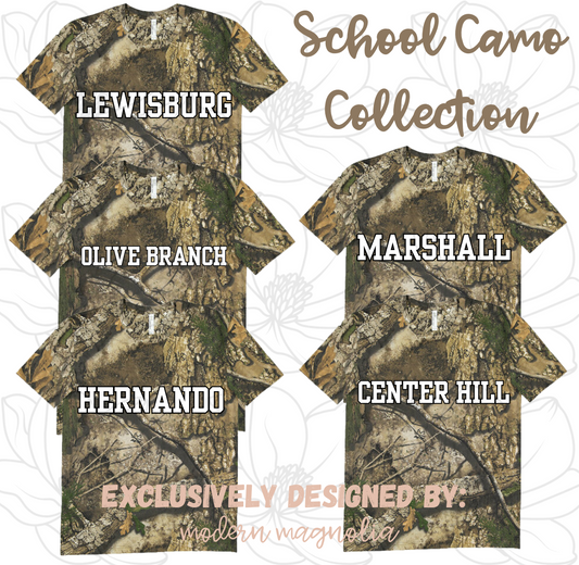 School Camo Short Sleeve