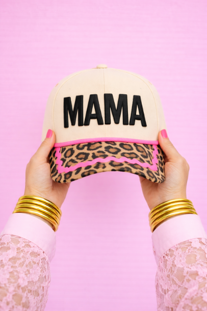 MAMA Leopard Trucker Hat