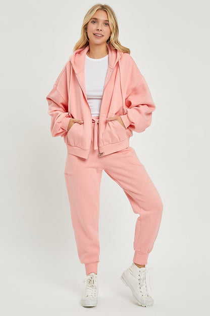 Relaxed Joggers + Pockets | Blush