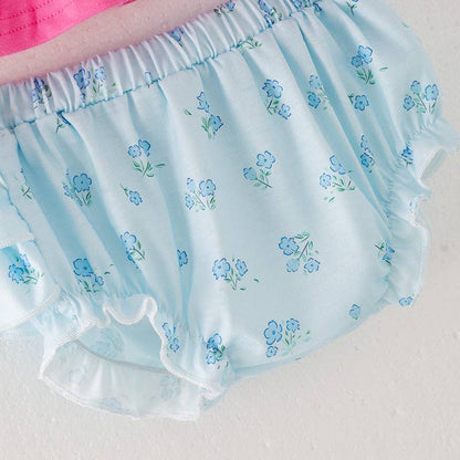 Bow Embroidered Bloomer Set