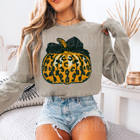 Cheetah Coquette Pumpkin Longsleeve