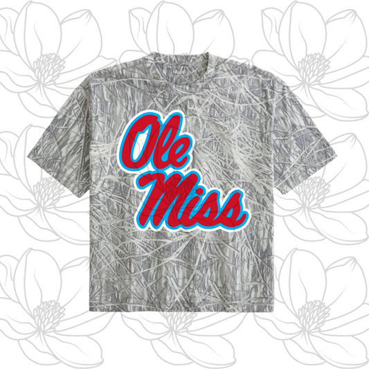 Camo 2 Ole Miss Tshirt