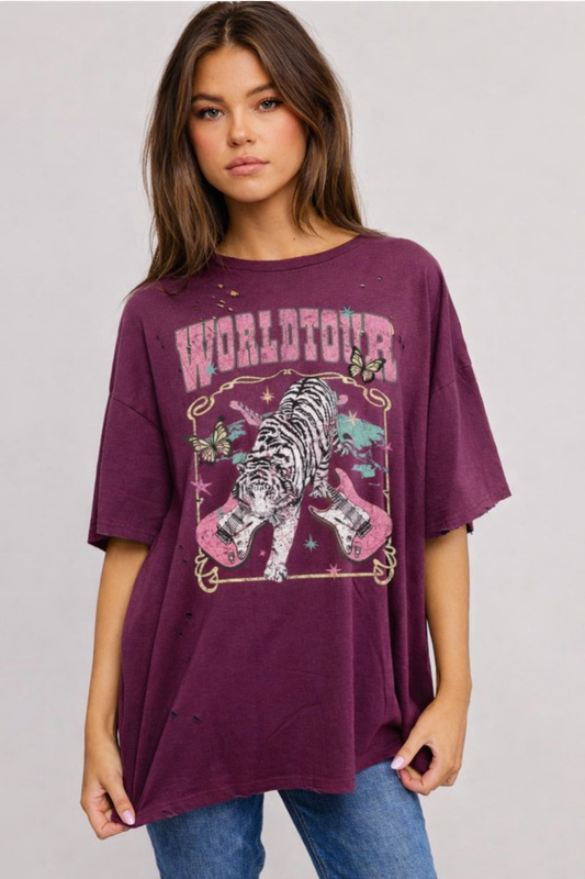 World Tour Tiger Graphic Tee