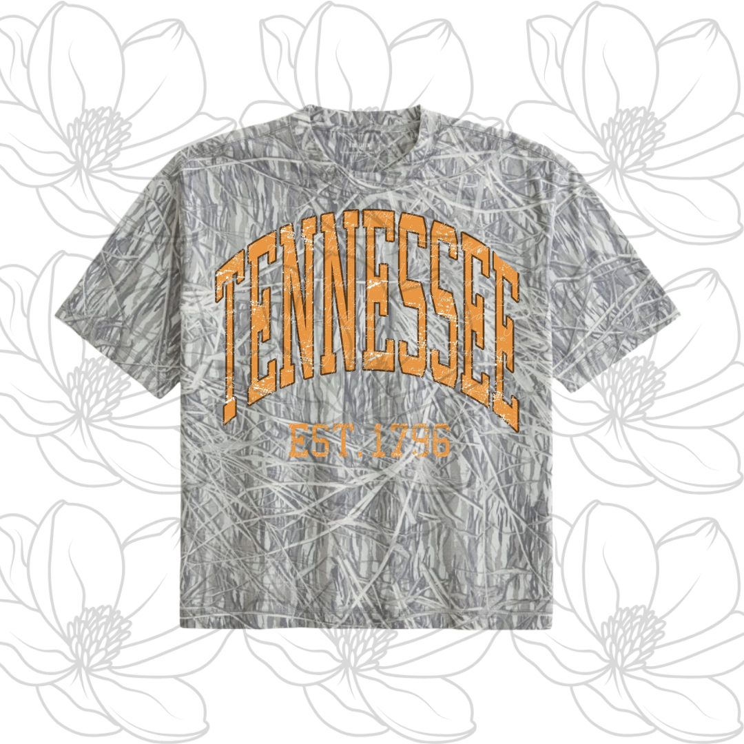 Camo 2 Tennessee Tshirt