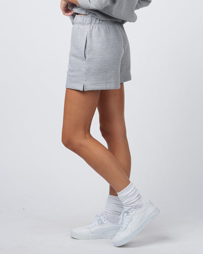 Amelia Fleece Shorts | Athletic Heather