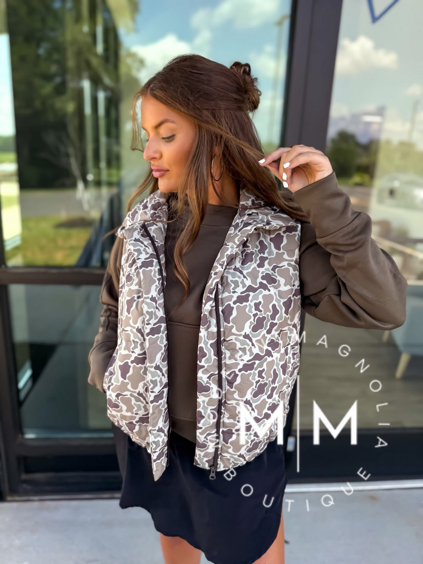 Duck Camo Puffer Vest PREORDER