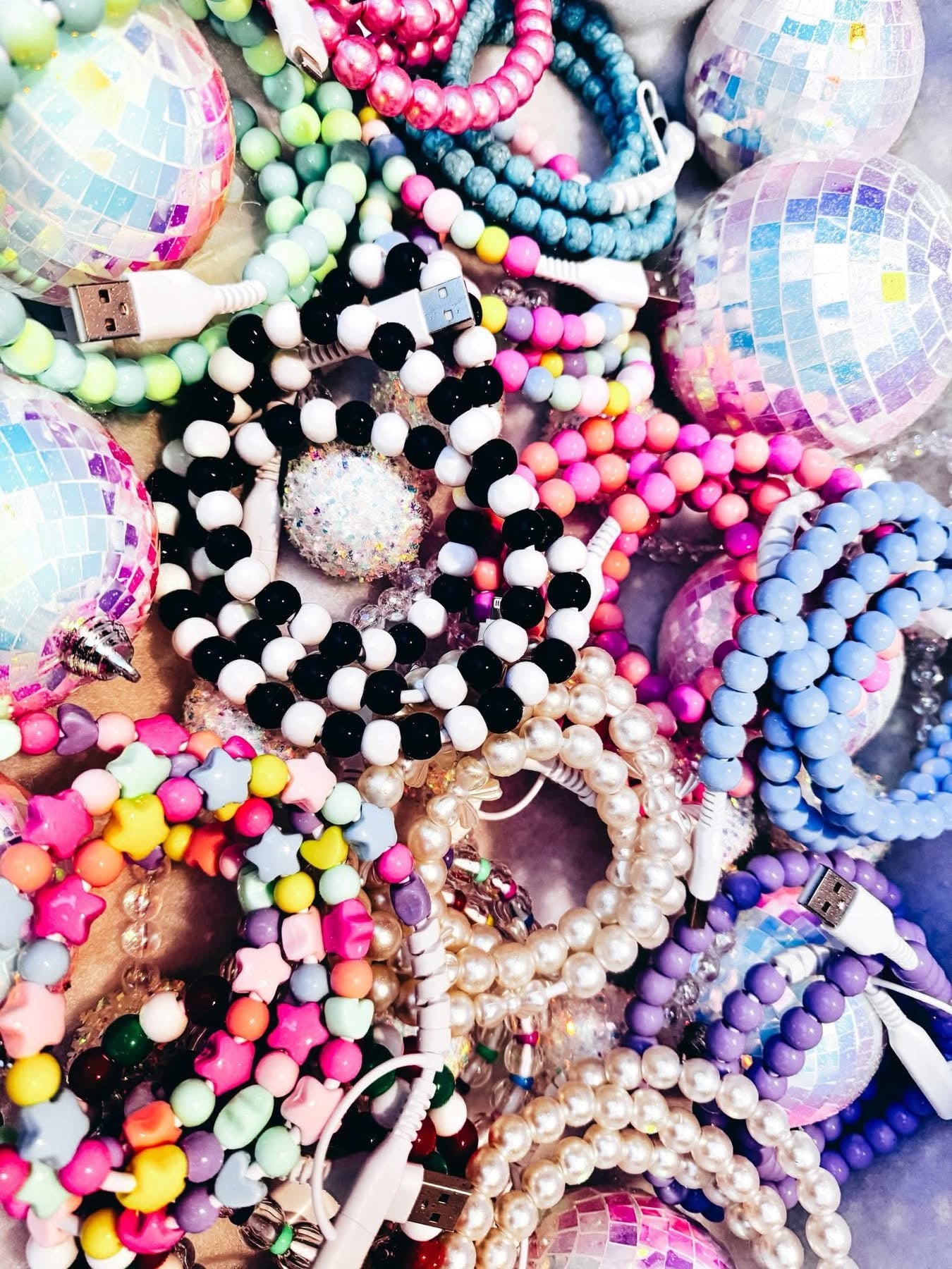 Beaded Phone Charger