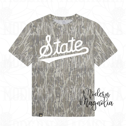 Bottomland State Short Sleeve | White
