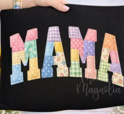 Mama Patchwork Tee