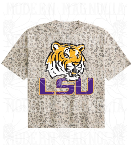 Leopard LSU Short Sleeve