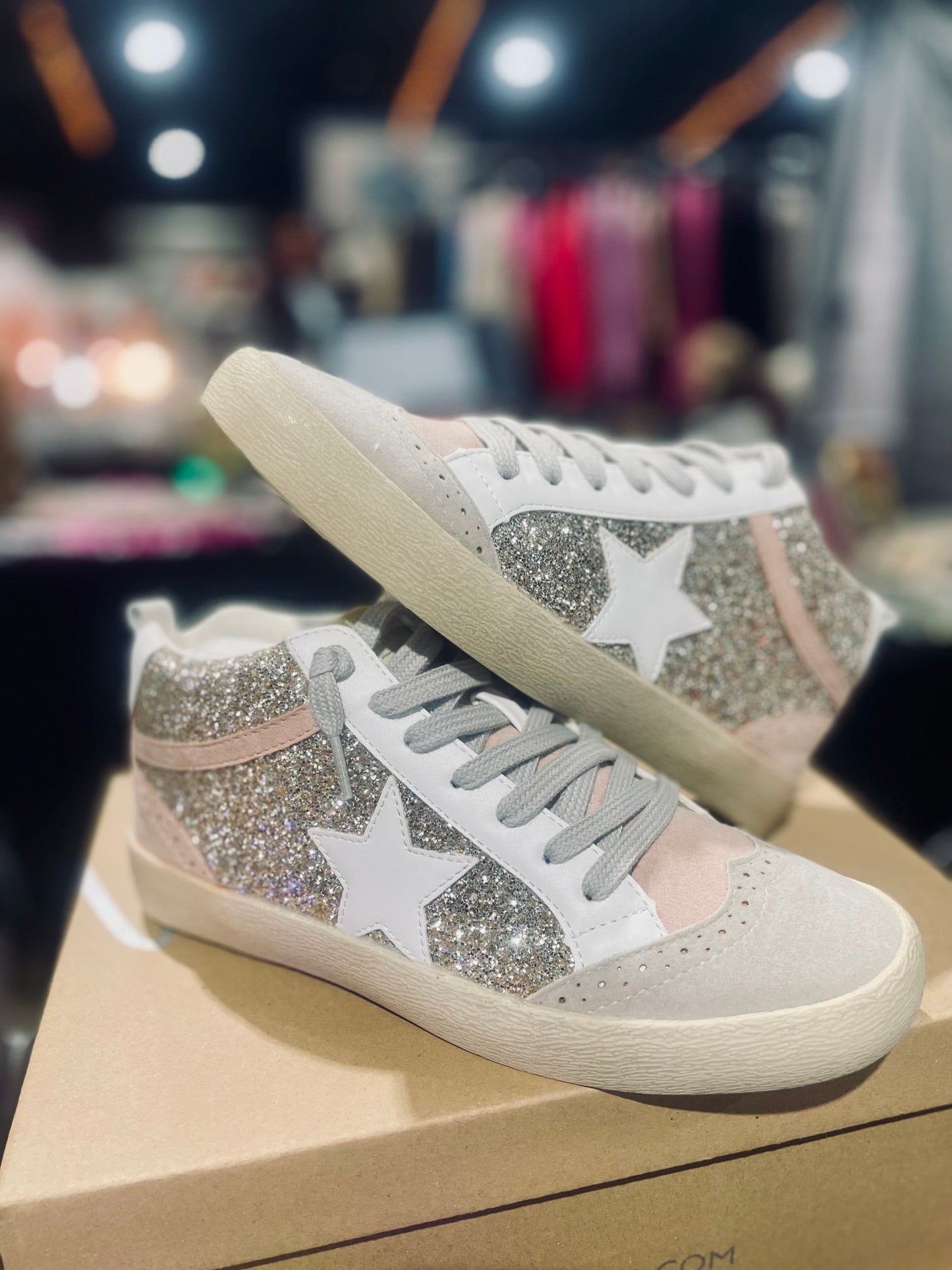 Daisy Midi Sneakers | Gold
