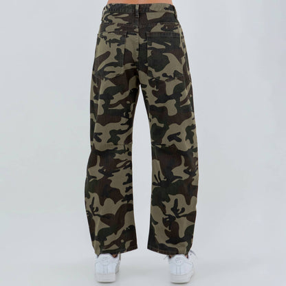 Camo Barrel Jeans