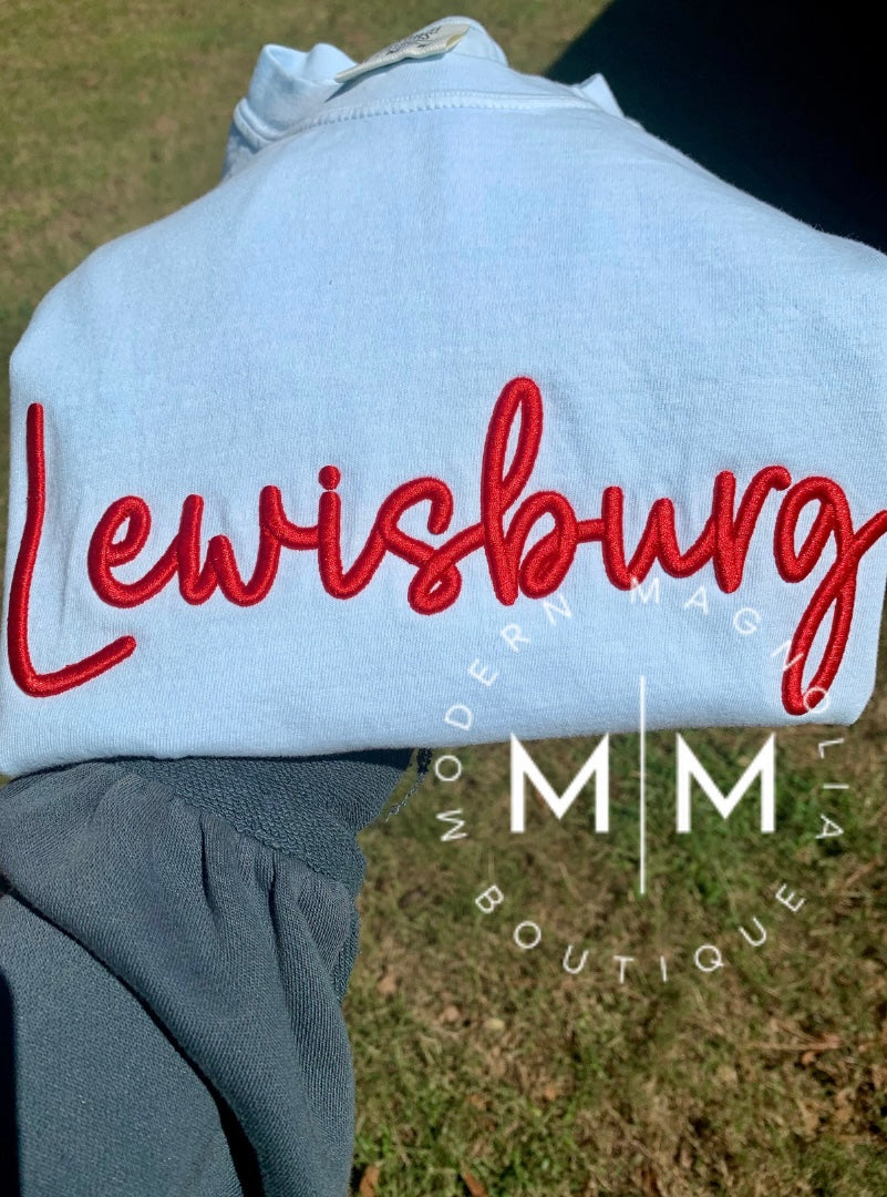 3D Puff Embroidery Crewneck