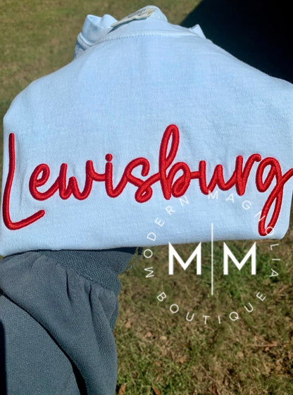3D Puff Embroidery Crewneck