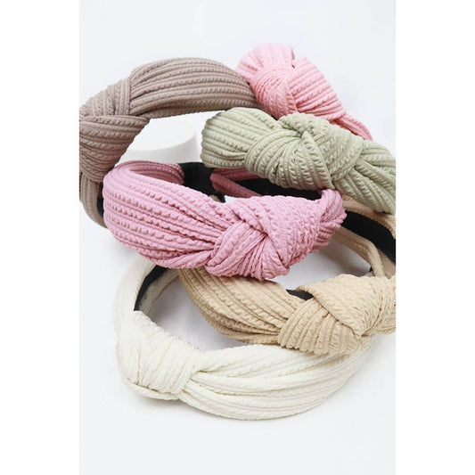 Ribbed Knotted Headband