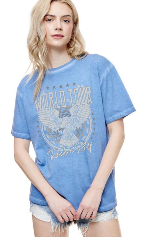 Rock N Roll World Tour Graphic Tee